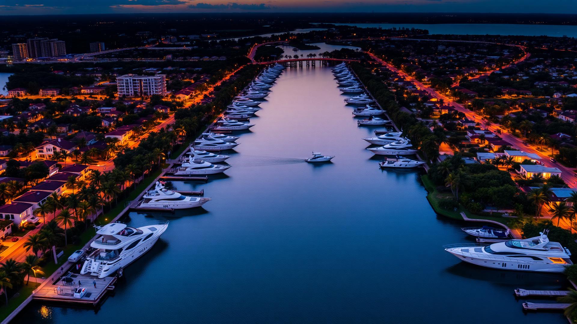 South Florida luxury coastline